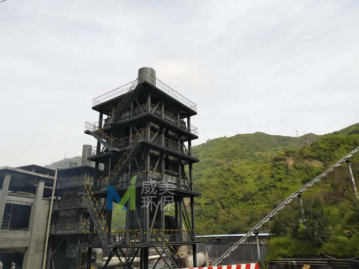 湖北黃磷爐前煙氣濕電除霧器成功運行